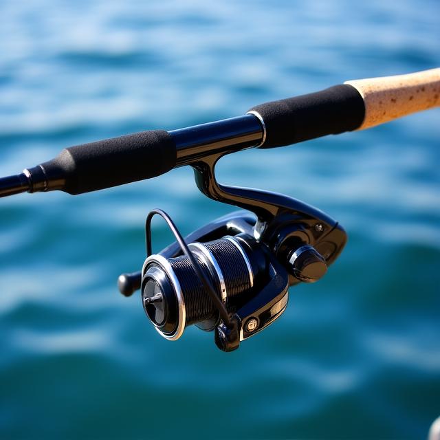 Professional graphite spinning rod